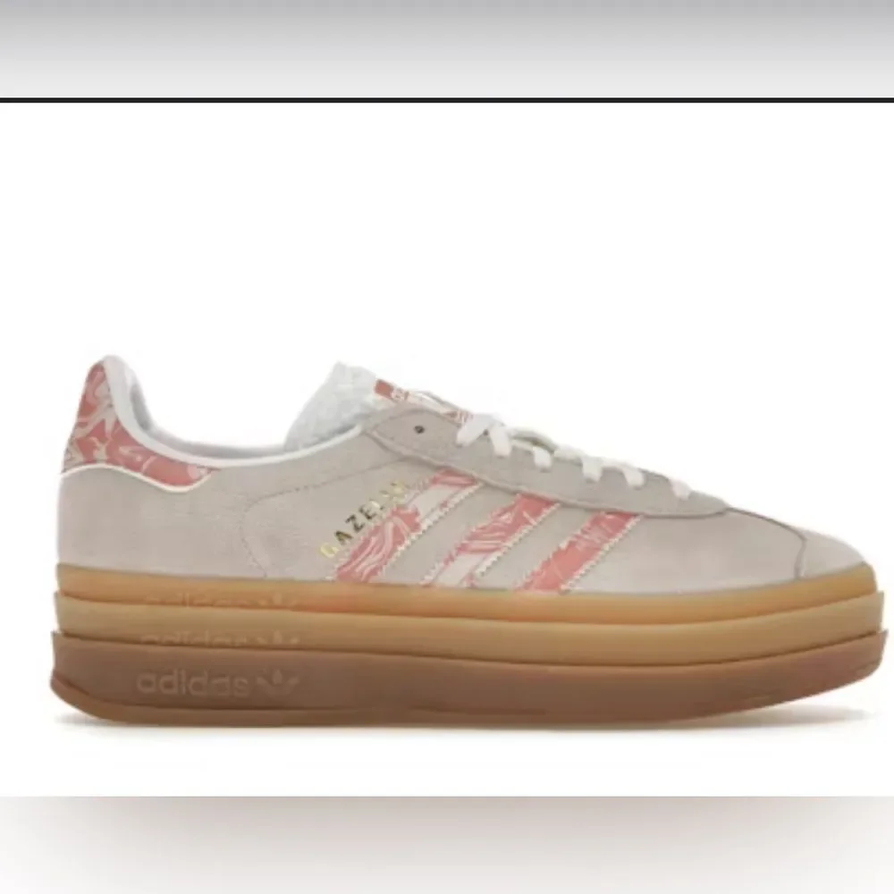 Adidas Gazelle Putty Mauve Cloud Women's Cream and T Pink Sneakers Sz 4.5 NWOT